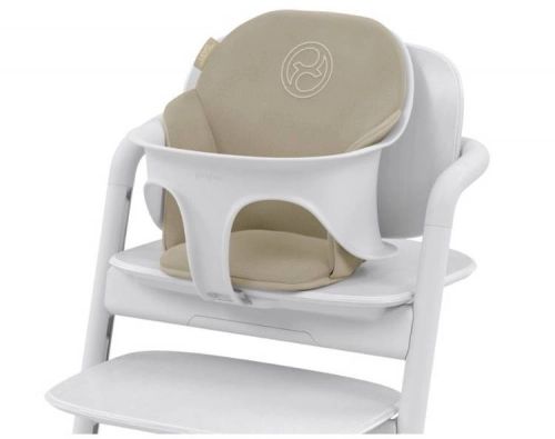 Cybex Lemo Sand White + Pārvalks Barošanas krēsliņš