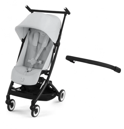 Cybex Libelle 2025 Fog Grey Pastaigu rati + Cybex Aizsargbarjera