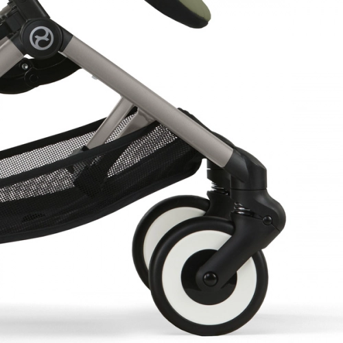 Cybex Libelle 2025 Moss Green Pastaigu rati + Cybex Aizsargbarjera