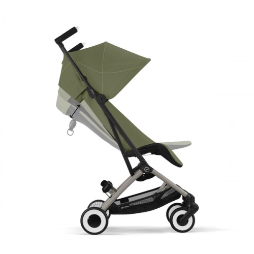 Cybex Libelle 2025 Moss Green Pastaigu rati + Cybex Aizsargbarjera