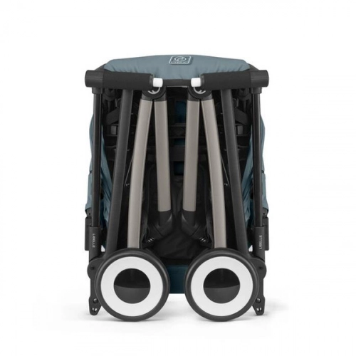 Cybex Libelle 2025 Stormy Blue Pastaigu rati + Cybex Aizsargbarjera