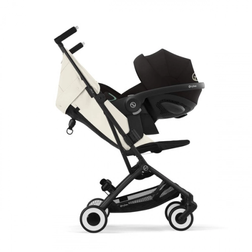Cybex Libelle 2025 Wózek Spacerowy Rama Black Canvas White + Cybex Pałąk