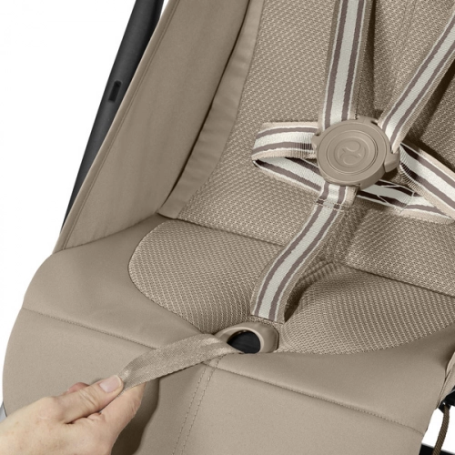 Cybex Orfeo Almond Beige/Taupe Прогулочная коляска + Спальный мешок Cybex Snogga 2