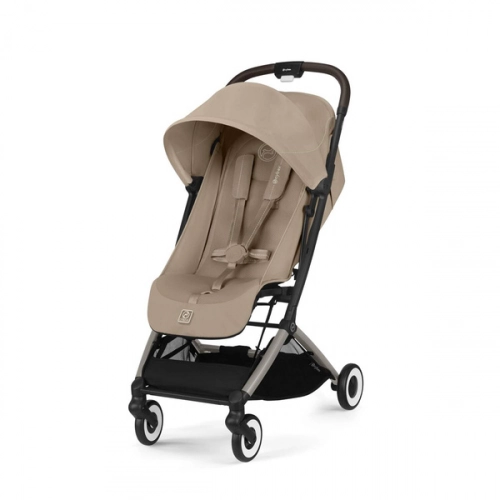Cybex OrfeoAlmond Beige 2025 Прогулочная коляска + Cybex барьер