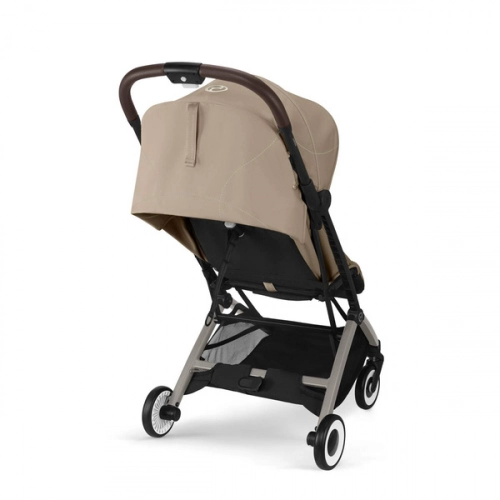 Cybex OrfeoAlmond Beige 2025 Прогулочная коляска + Cybex барьер