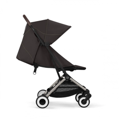 Cybex Orfeo Chocolate Brown 2025 Прогулочная коляска + Cybex барьер