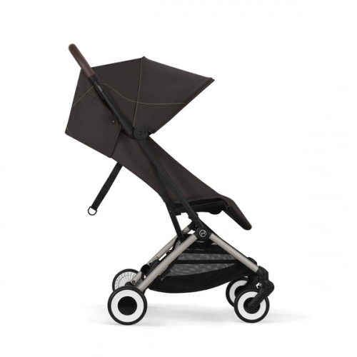 Cybex Orfeo Chocolate Brown 2025 Прогулочная коляска + Cybex барьер