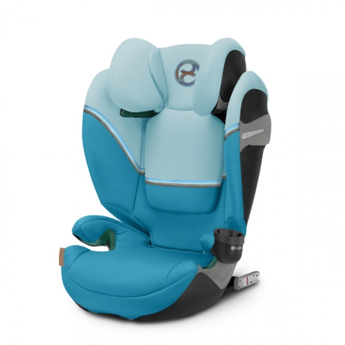 Cybex Solution S2 I-Fix Beach Blue 2023 Детское автокресло 15-50 кг + Летний чехол