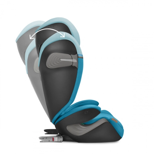 Cybex Solution S2 I-Fix Beach Blue 2023 Детское автокресло 15-50 кг + Летний чехол