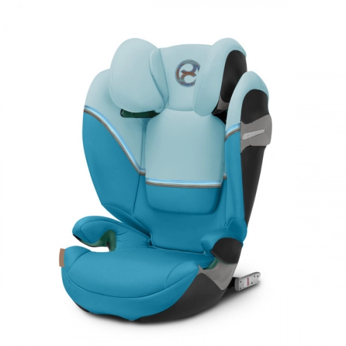 Cybex Solution S2 I-Fix Beach Blue 2023 Детское автокресло 15-50 кг + Летний чехол