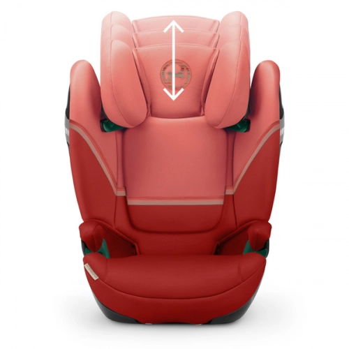 Cybex Solution S2 I-Fix Hibiscus Red 2023 Детское автокресло 15-50 кг + Летний чехол