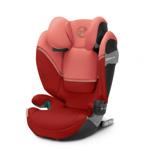 Cybex Solution S2 I-Fix Fotelik Samochodowy 15-50 kg Hibiscus Red 2023 + BabySafe Organizer + Babysafe Nakładka Na Pas