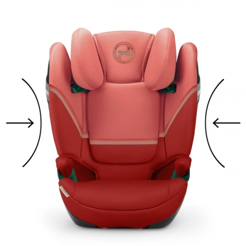 Cybex Solution S2 I-Fix Fotelik Samochodowy 15-50 kg Hibiscus Red 2023 + BabySafe Organizer + Babysafe Nakładka Na Pas