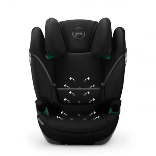 Cybex Solution S2 I-Fix Fotelik Samochodowy 15-50 kg Moon Black 2023 + BabySafe Organizer + Babysafe Nakładka Na Pas