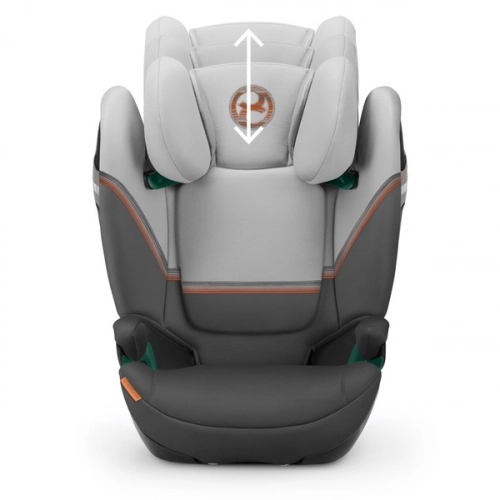 Cybex Solution S2 I-Fix Lava Grey 2023 Детское автокресло 15-50 кг + Чехол на лето