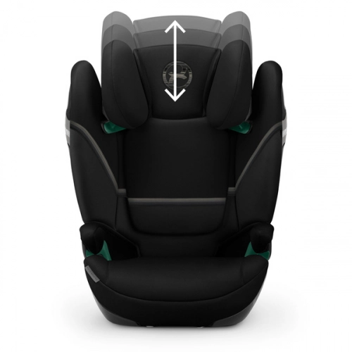 Cybex Solution S2 I-Fix Moon Black 2023 Детское автокресло 15-50 кг + Чехол на лето