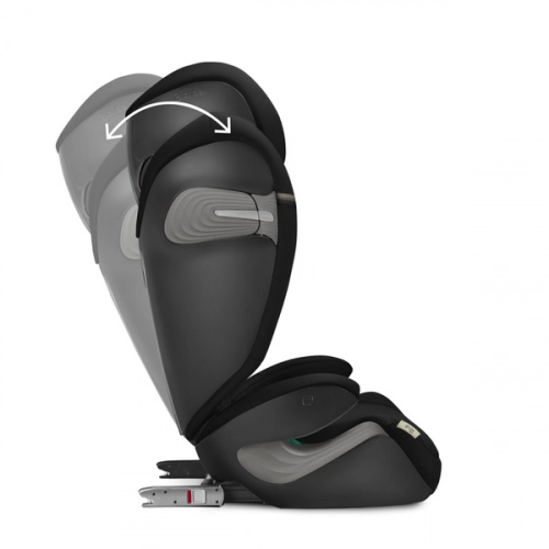Cybex Solution S2 I-Fix Moon Black 2023 Детское автокресло 15-50 кг + Чехол на лето