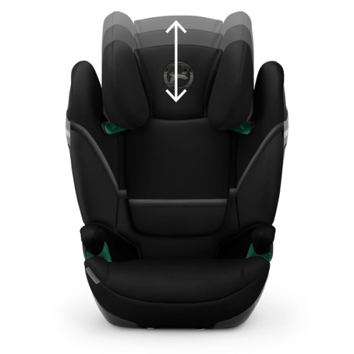 Cybex Solution S2 I-Fix Moon Black 2023 Детское автокресло 15-50 кг + Чехол на лето