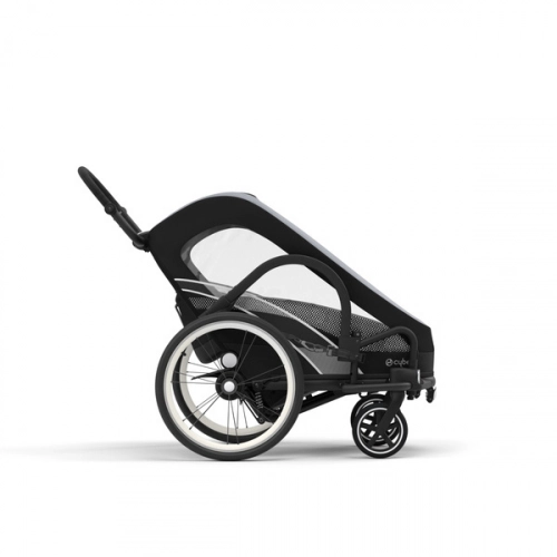 Cybex Zeno Bike All Black Sporta ratiņi Skriešanai Slēpošanai - Velo piekabe 4in1