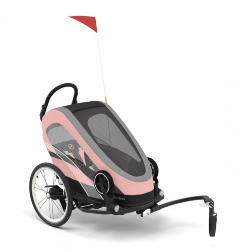 Cybex Zeno Bike Light Pink Спортивная коляска для бега Лыж - Велосипедный прицеп 4in1