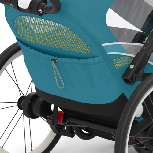 Cybex Zeno Bike Mid Turquoise Спортивная коляска для бега Лыж - Велосипедный прицеп 4in1