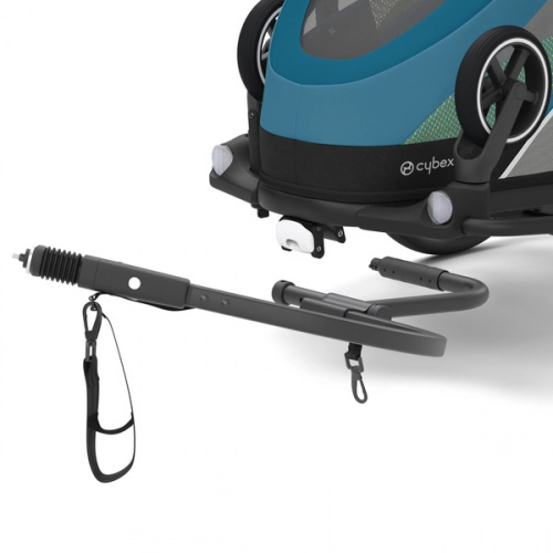Cybex Zeno Bike Mid Turquoise Спортивная коляска для бега Лыж - Велосипедный прицеп 4in1