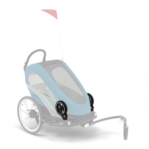 Cybex Zeno Bike Mid Turquoise Спортивная коляска для бега Лыж - Велосипедный прицеп 4in1