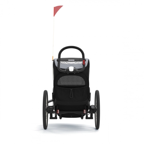 Cybex Zeno Bike All Black Sporta ratiņi Skriešanai Slēpošanai - Velo piekabe 4in1