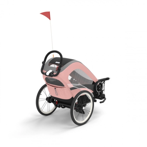 Cybex Zeno Bike Light Pink Спортивная коляска для бега Лыж - Велосипедный прицеп 4in1