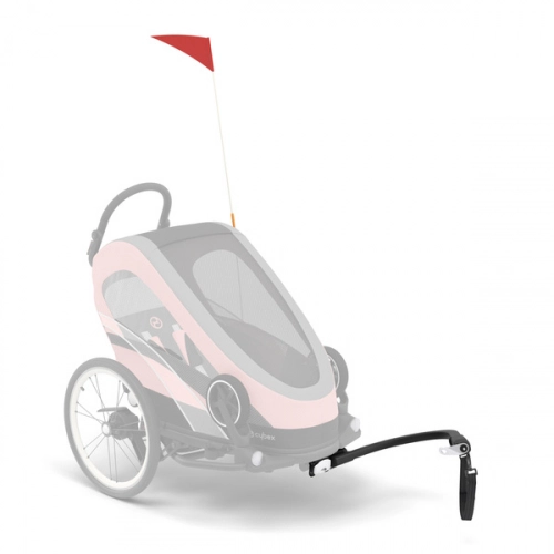 Cybex Zeno Bike Light Pink Спортивная коляска для бега Лыж - Велосипедный прицеп 4in1