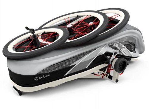 Cybex Zeno Sports Bleached Sand (Air) Sporta Ratiņi