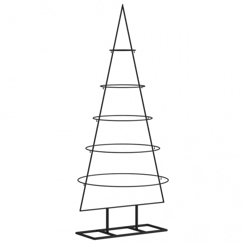 Dekoratīva Ziemassvētku Eglīte, Metāls, Melna, 125 Cm Vidaxl