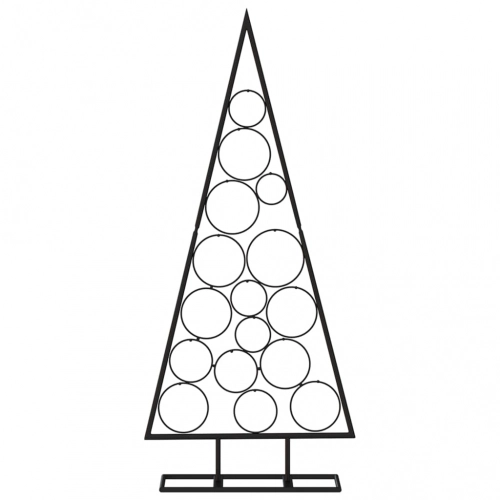 Dekoratīva Ziemassvētku Eglīte, Metāls, Melna, 125 Cm Vidaxl