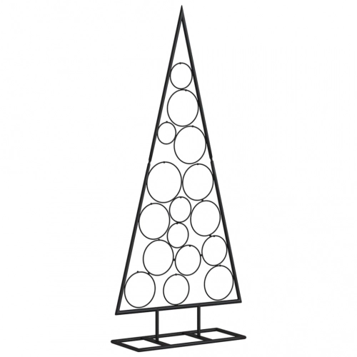 Dekoratīva Ziemassvētku Eglīte, Metāls, Melna, 125 Cm Vidaxl
