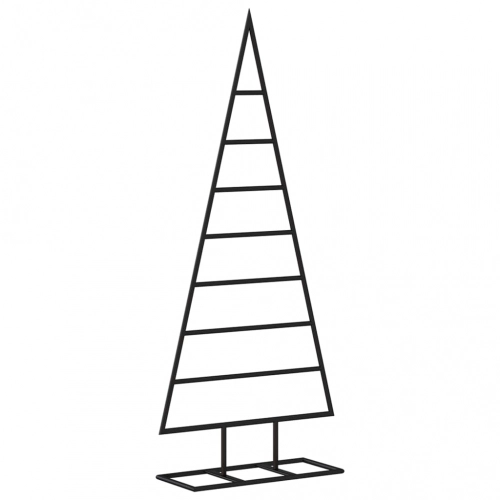 Dekoratīva Ziemassvētku Eglīte, Metāls, Melna, 125 Cm Vidaxl