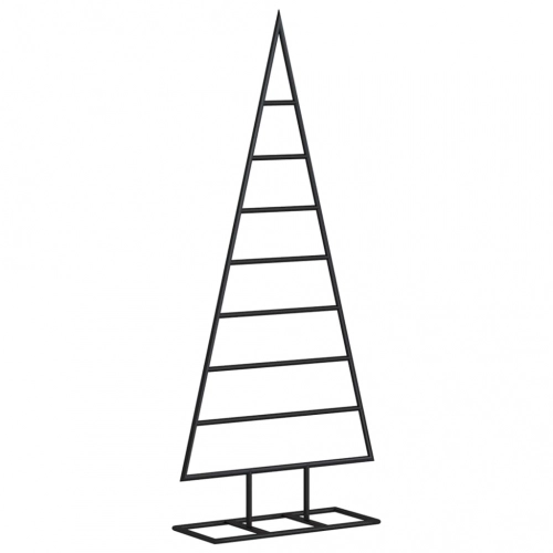 Dekoratīva Ziemassvētku Eglīte, Metāls, Melna, 125 Cm Vidaxl