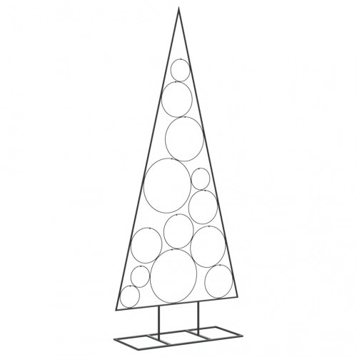 Dekoratīva Ziemassvētku Eglīte, Metāls, Melna, 150 Cm Vidaxl