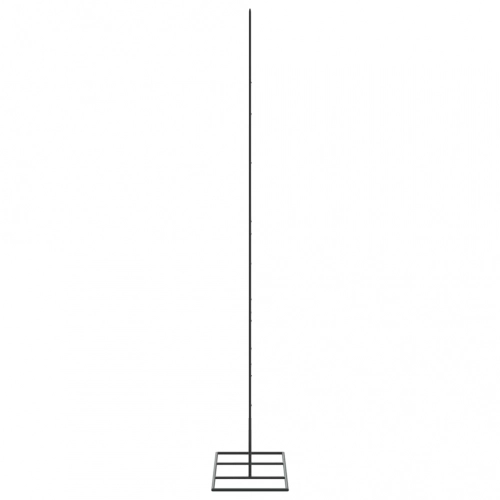 Dekoratīva Ziemassvētku Eglīte, Metāls, Melna, 150 Cm Vidaxl