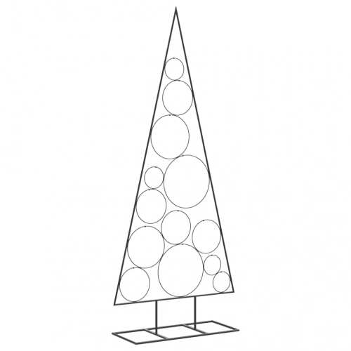 Dekoratīva Ziemassvētku Eglīte, Metāls, Melna, 150 Cm Vidaxl
