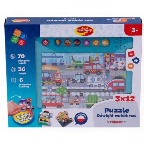 Dumel Puzzle Dźwięki Wokół Nas Pojazdy