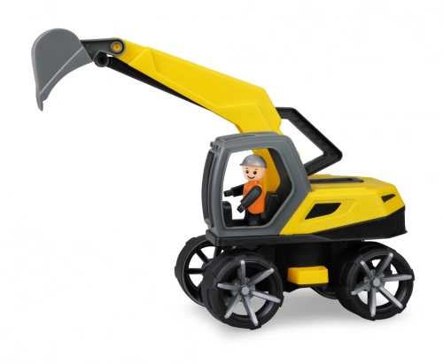 Ekskavātors ar cilvēciņu Truxx2 27 cm (ar gum. riteņiem, kastē) L04531