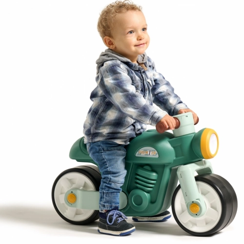 Bērnu līdzsvara motocikls FALK Prem1er Retro Green