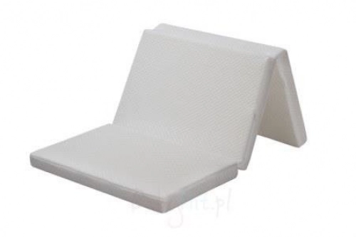 Fiki Miki Materac Do łóżeczka turystycznego / Ćwiczeń Ruchowych 120/60 cm Biały