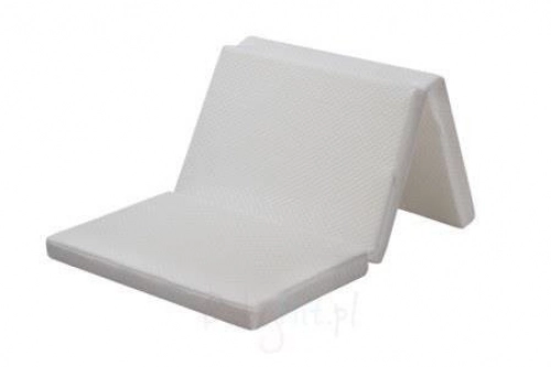 Fiki Miki Materac Do łóżeczka turystycznego / Ćwiczeń Ruchowych 120/60 cm Biały