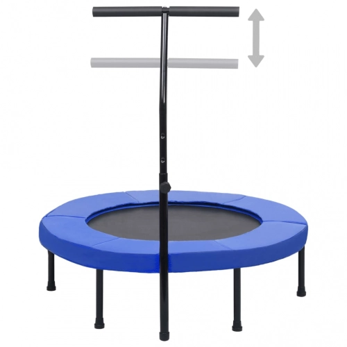 Fitnesa Batuts Ar Rokturi Un Aizsargapmali, 102 Cm Vidaxl