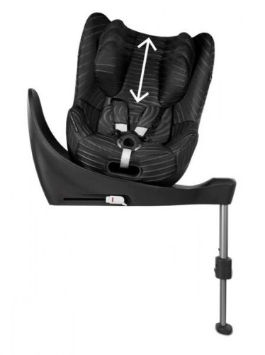 Cybex GB Vaya 2 i-Size RWF Lux Black Bērnu autosēdeklis 0-18 kg