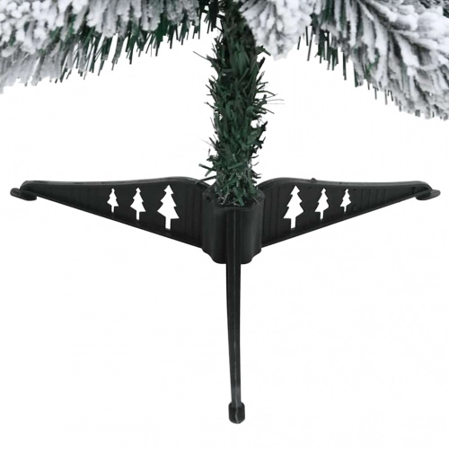 Izgaismota Mākslīgā Ziemassvētku Egle Ar 45 Led, Sniegu, 90 Cm Vidaxl