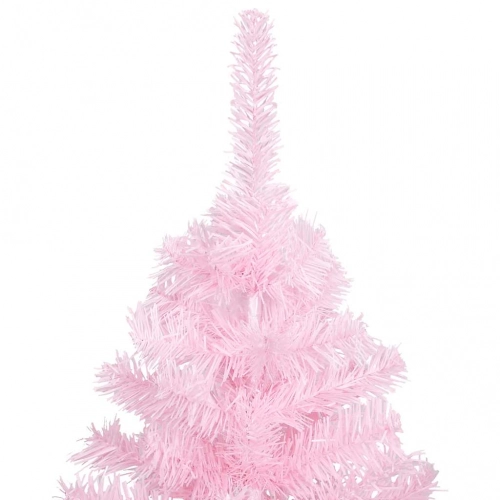 Izgaismota Mākslīgā Ziemassvētku Egle Ar Rotājumiem, 120Cm, Pvc Vidaxl