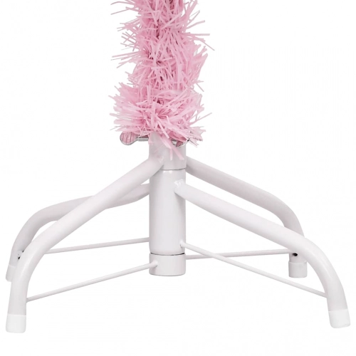 Izgaismota Mākslīgā Ziemassvētku Egle Ar Rotājumiem, 120Cm, Pvc Vidaxl