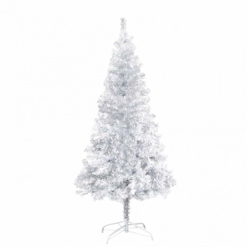 Izgaismota Mākslīgā Ziemassvētku Egle Ar Rotājumiem, 150Cm, Pet Vidaxl